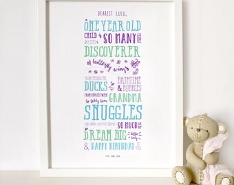Baby name poem | Etsy