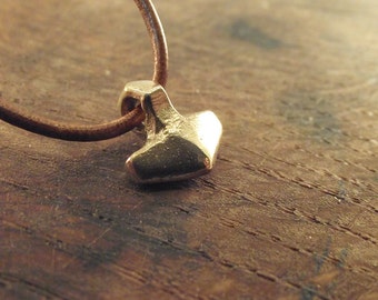 Mini Thor's hammer bronze pendant replica