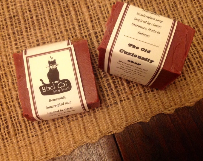 The Old Curiousity Shop Vegan Book Soap - Handmade Soap, Natural Soap, Cold Process Soap, Handcrafted Soap