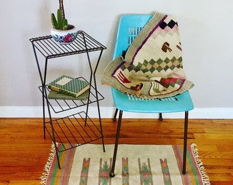 3 Tier Metal Stand, Vintage Plant Stand, Metal End Table,