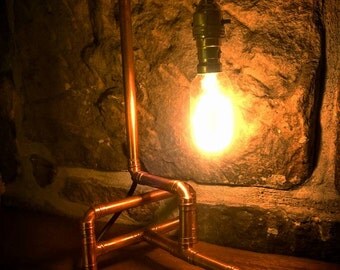Retro Industrial edison Style Table Lamp- steampunk decor