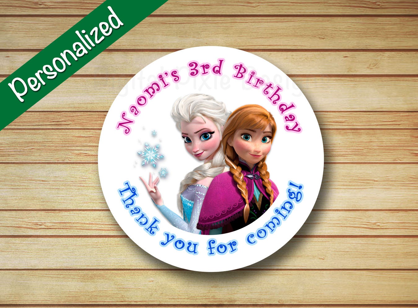 40 printed disney frozen anna elsa birthday party stickers