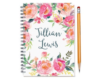 2017 2018 2 Year Weekly Planner, Personalized 24 Month Calendar Notebook, Start Any Time, Office Present, Gift Idea, SKU: 2yr w pwf2