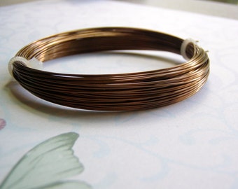 Antique Brass Wire Round Wire Half Hard Bead Wrapping Wire Gauges 20 To 26