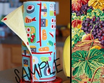 Unpaper Towel | Reusable Paper Towel - Market Basket Tree Saver Towel | Kitchen Towel | Snapping Cloth Paperless Towel