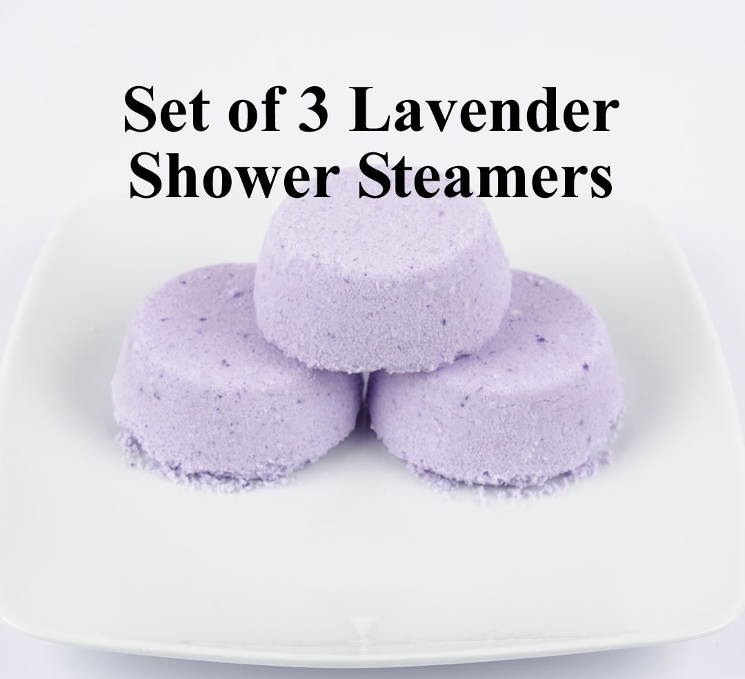 Lavender Shower Steamer Set Set of 3 Aromatherapy Shower