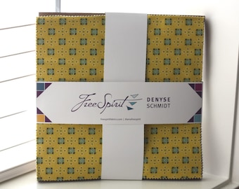 SALE 10 inch squares STONINGTON Layer Cake - FreeSpirit fabric by Denyse Schmidt