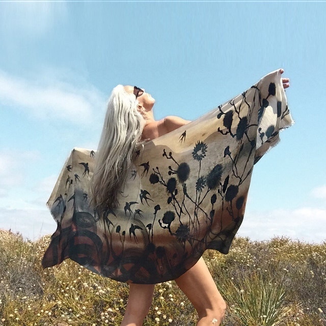 Wearable Art scarves and clothing by Shovava on Etsy