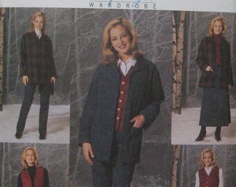 Butterick Jacket Vest Skirt Pants Pattern 4035