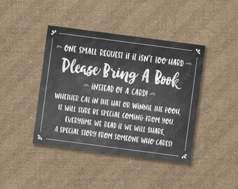 Please Bring A Book Instead Of A Card Jungle Safari Baby