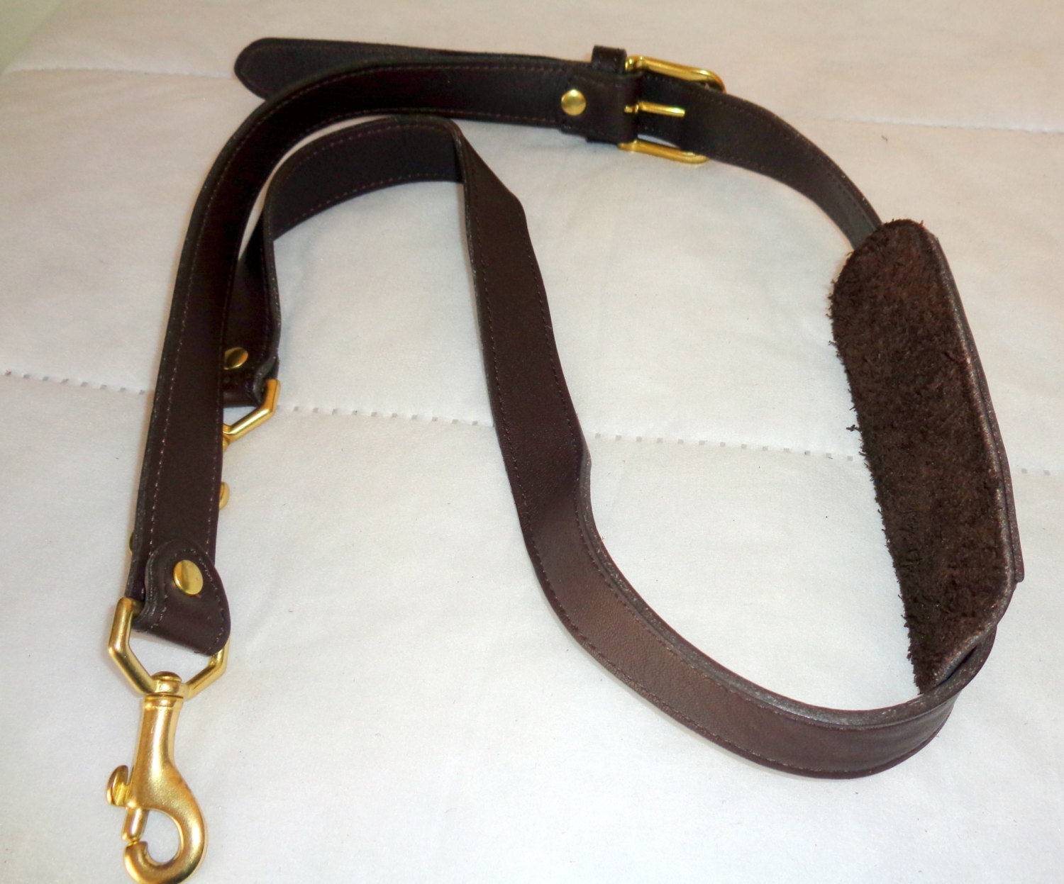 Coach briefcase replacement strap adjustable heavy brass