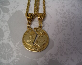 Two Best Friend Necklace Gift for Friends or Sisters Jewelry Gift