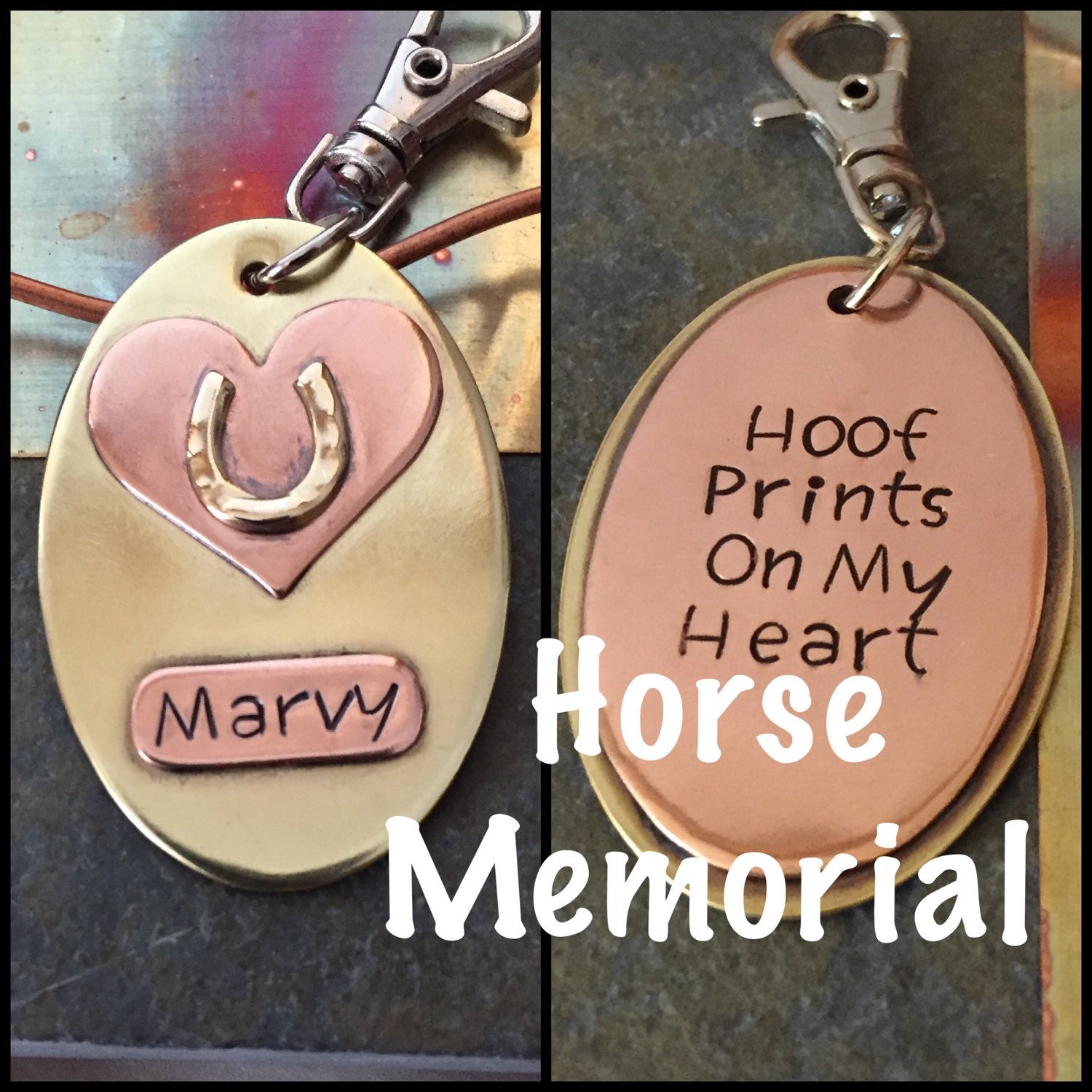 HORSE MEMORIAL Personalized Horse Memorial by FabuPetDesigns