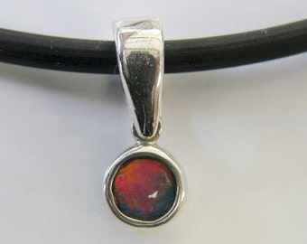 Opal Doublet Pendant, Free Shipping, Australian Opal - Item 410163