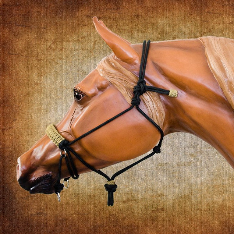 Indian Rope Bosal Bitless Riding Halter Natural Horsemanship