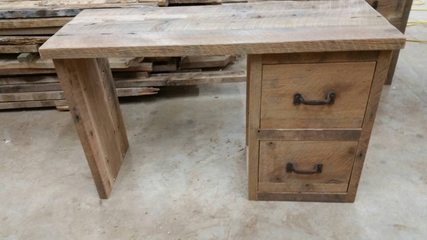 YOUR Custom Made Rustic Barn Wood Desk or Make up FREE