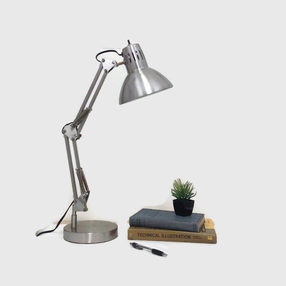 Vintage Architect's Lamp Industrial Metal Adjustable