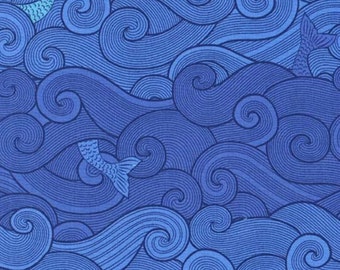 Michael Miller - Into the Deep Collection - Surf Side in Navy