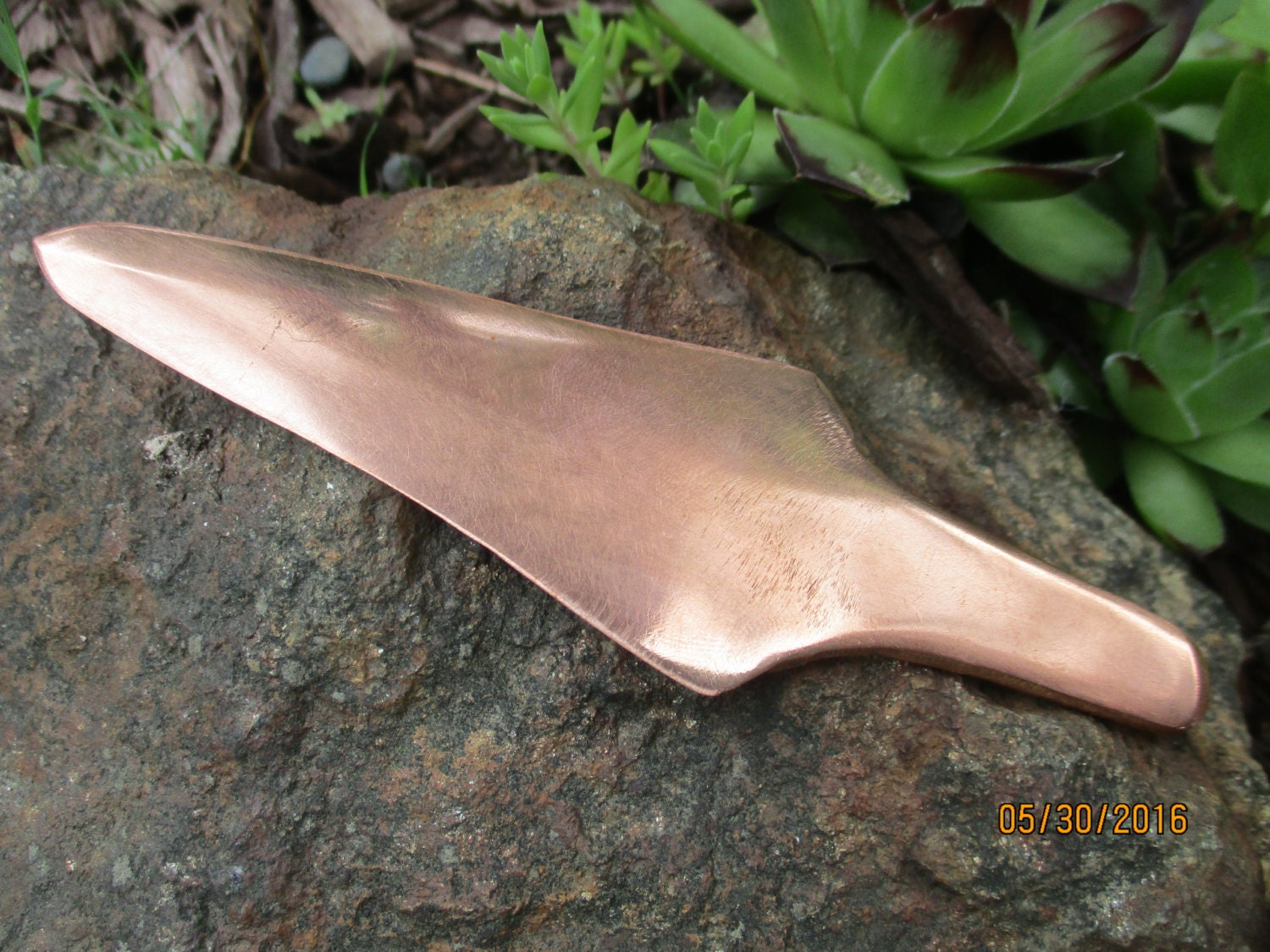 Amesbury Archer Copper Blade Large knife by ewswart on Etsy