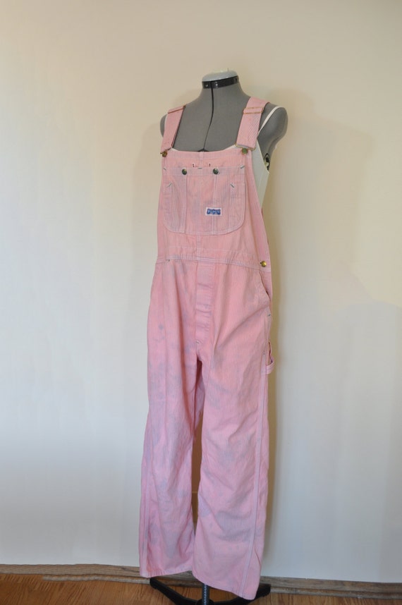 pink overall pants