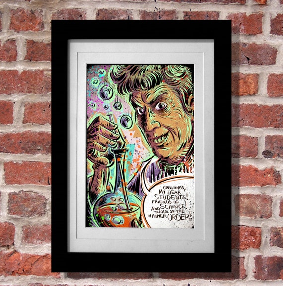 Morgus The Magnificent Art Print Horror Host Nola New Orleans