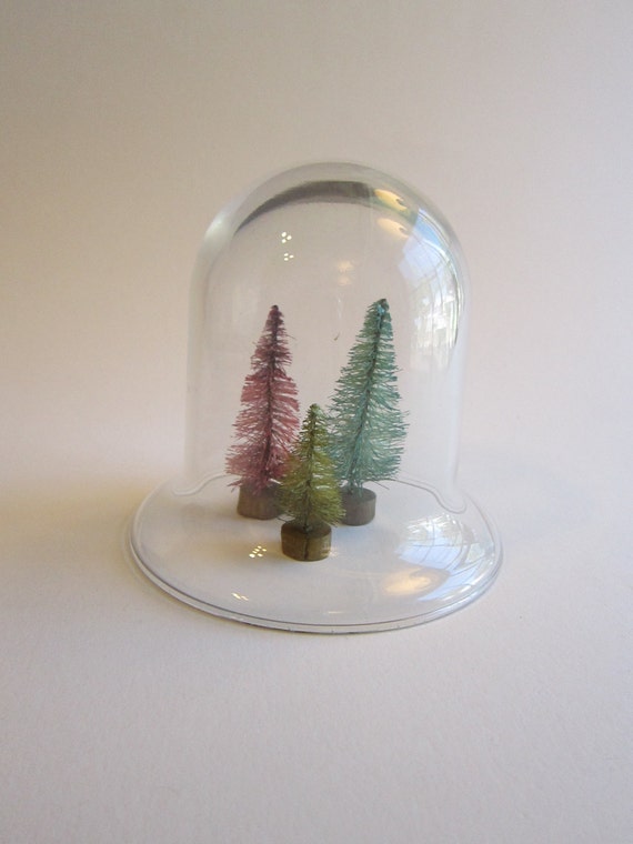 small glass cloche 3.5 tall glass dome dome only