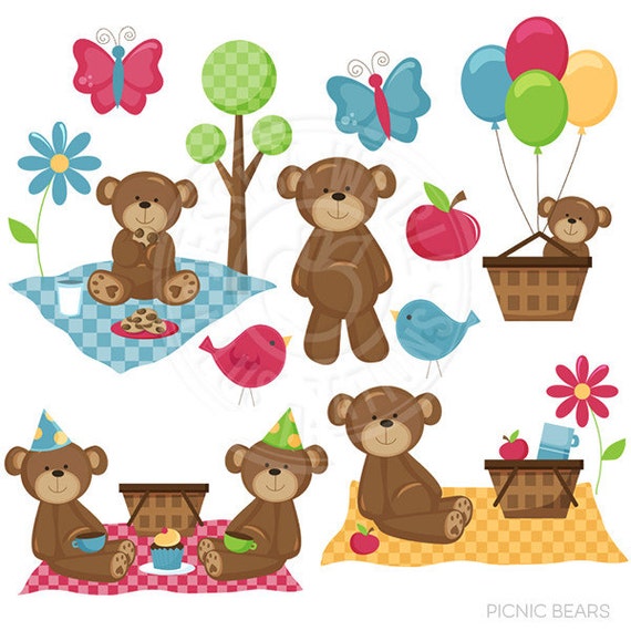 free teddy bear picnic clipart - photo #6