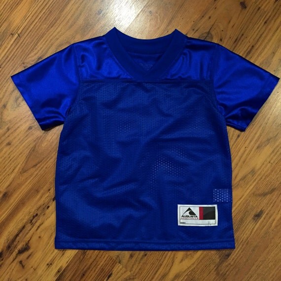 Customized ROYAL BLUE Football Jersey in 2t/3t or 4t Boys