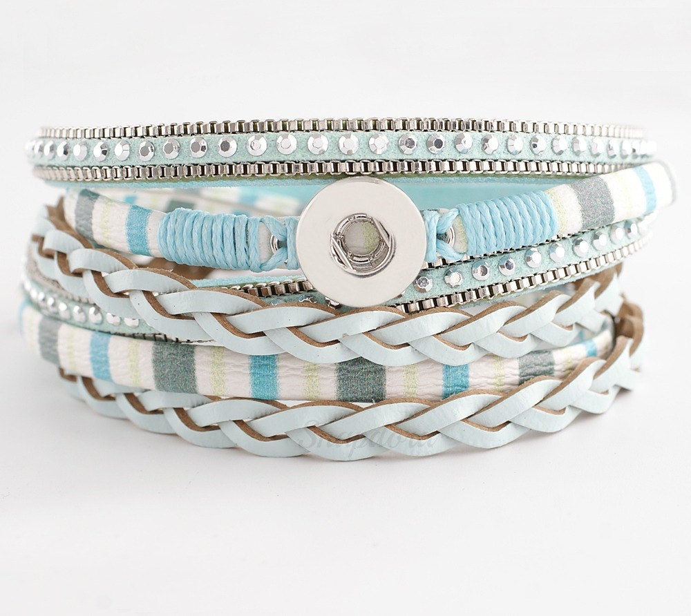 Mini snap charm bracelet with a really strong