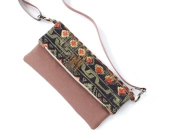 2 in 1 stylist Handbag, Fold Over Clutch, Slingbag, Crossover body bag, Evening Clutch
