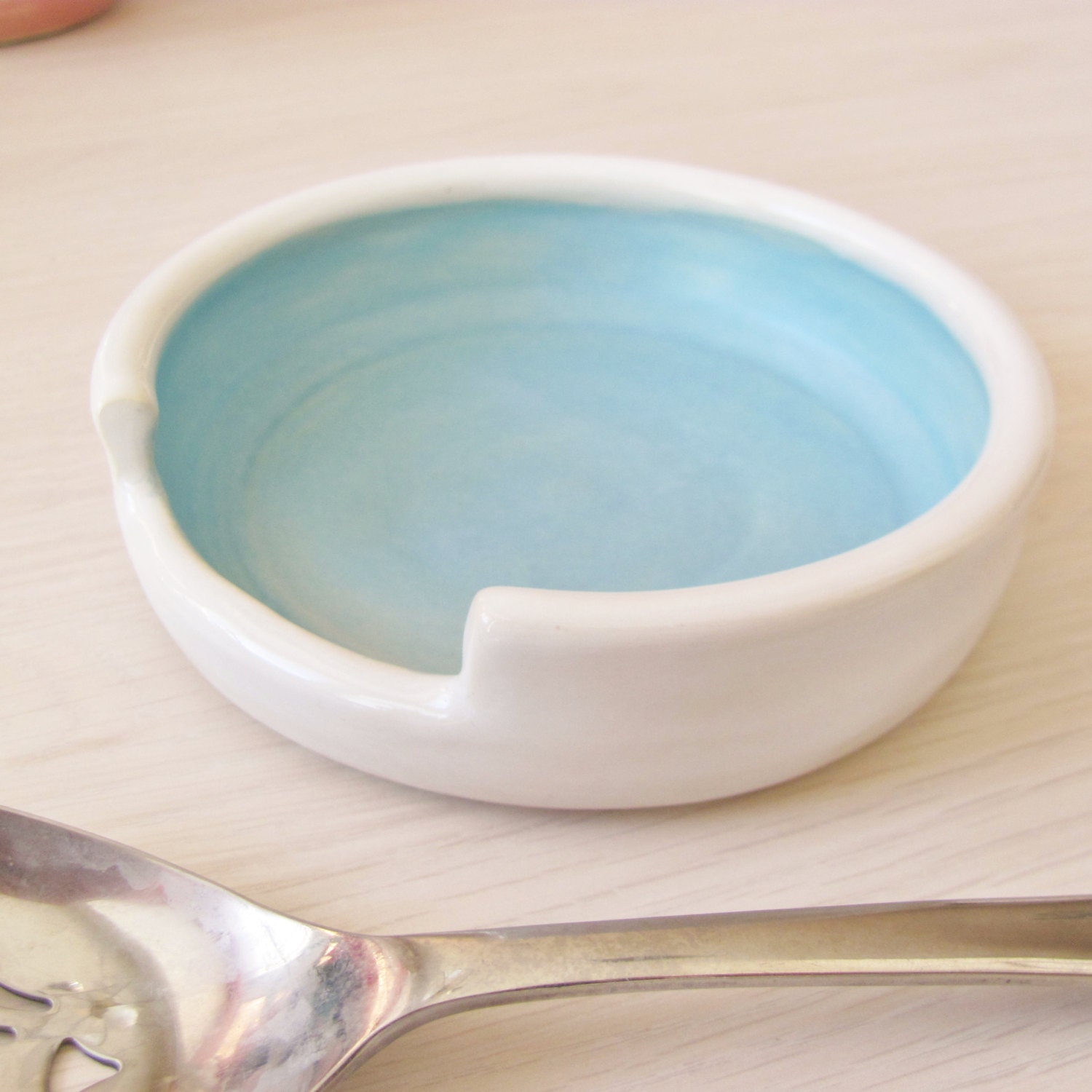 Spoon Rest Spoon Holder Kitchen Dish Ceramic by SharsArtPottery