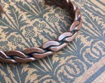 Braided Copper Bracelet