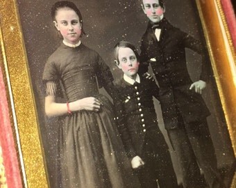 1/4 Group Dag / Identified with Notes - Possibly Georgia Photographer