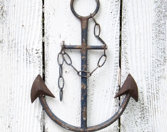 Large Anchor Wall Decor anchor decor | etsy Large Anchor Wall Decor anchor decor | etsy