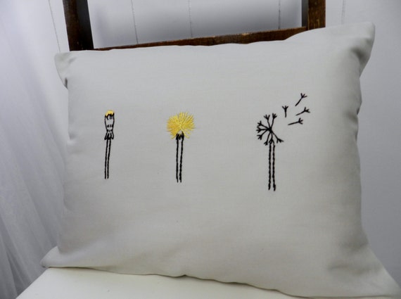 Dandelion Stages Lumbar Pillow Cover