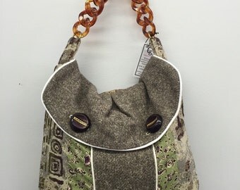 Lake Fire and Turquoise Shoulder Handbag main image 1