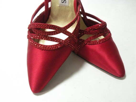 red sparkly shoes for adults