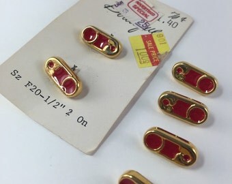 Vintage Safety Pin Buttons
