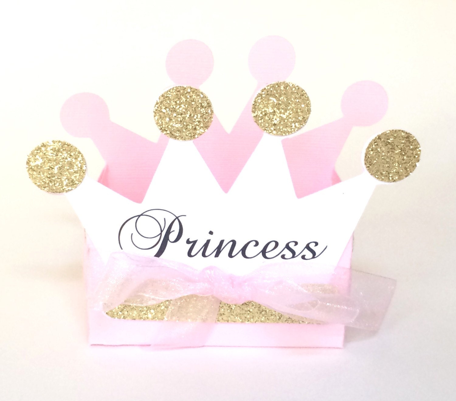Princess Tiara Favor Boxes set of 12 Princess Party Favors