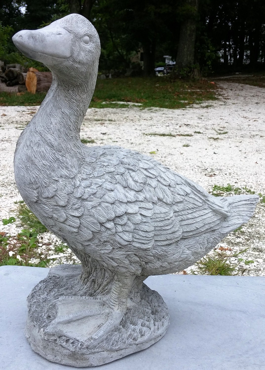 Mama Duck & Ducklings set of 4 Concrete Statues