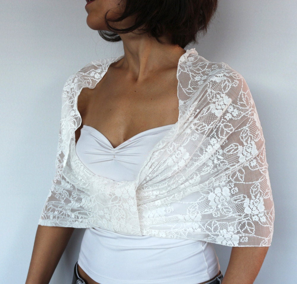 lace shoulder cover up