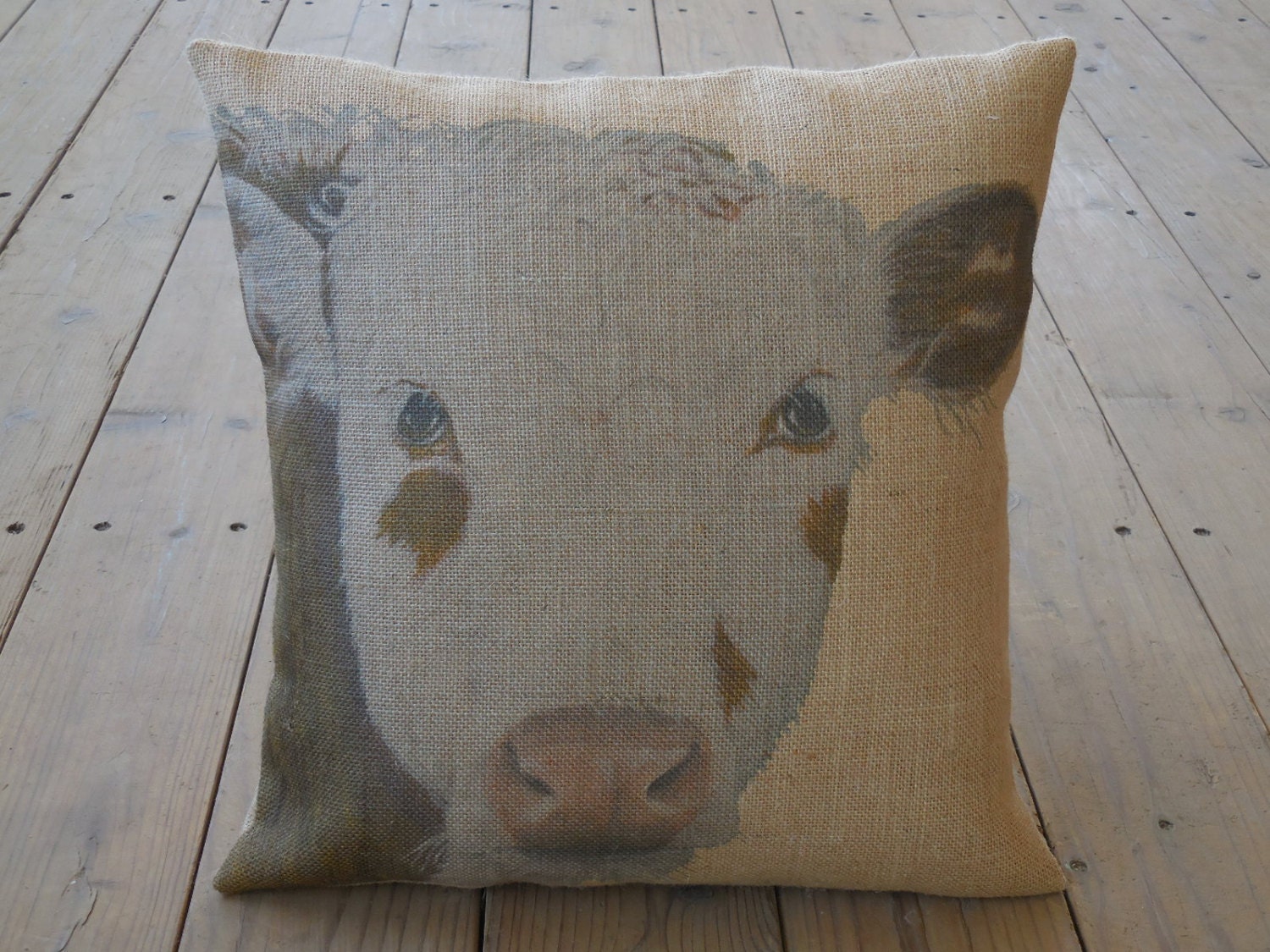 outdoor cow pillow