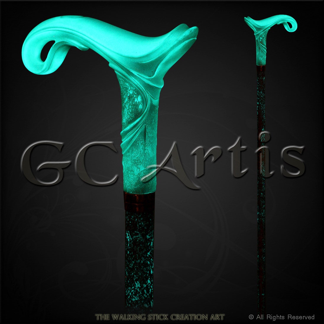 night glow magic moon light walking stick cane authors night glow magic moon light walking stick cane authors