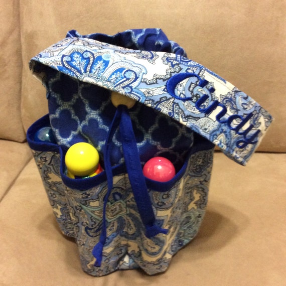 Bingo Bag Personalized by smalltimeembroidery on Etsy