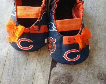 Chicago Bears Baby Maryjane Booties