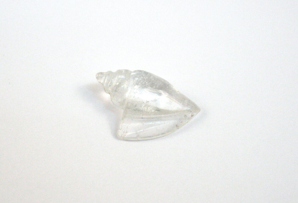 Quartz Seashell Carved Stone Shell item0218 FREE SHIPPING