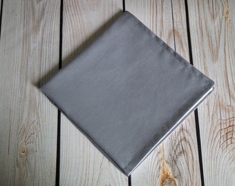 9 x 9 DARK GRAY (22cm x 22cm) cloth napkin, fabric dinner napkin, reusable, small gray napkin, made to order
