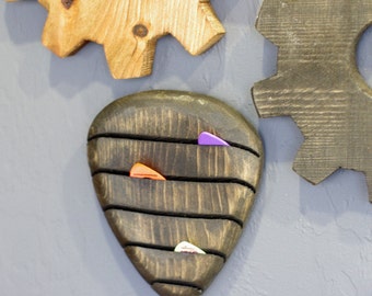 Guitar Pick - Wood Guitar Pick - Guitar Pick Wall Art - Giant Wooden Pick