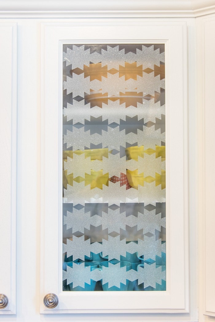 FROSTED GLASS WHITE Window Cling Material by BarbsCraftSupplies