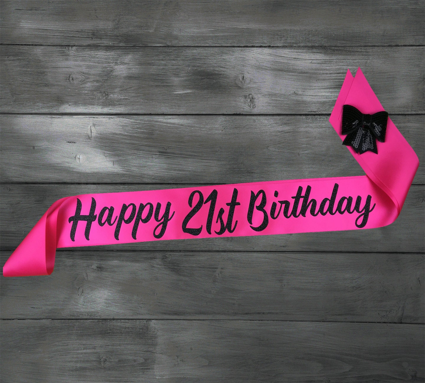 21 Birthday Sash 21st Birthday Birthday Sash by EyesOfDisguise